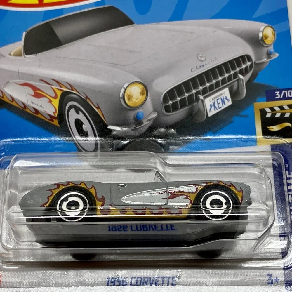 Hot Wheels cardboard card